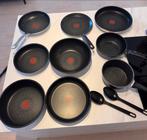 Tefal pannen anti-aanbaklaag, Huis en Inrichting, Keuken | Potten en Pannen, Ophalen, Overige materialen, Zo goed als nieuw, Keramische plaat