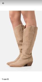 Anna Field leather cowboy/biker laarzen, Hoge laarzen, Anna Field, Beige, Nieuw