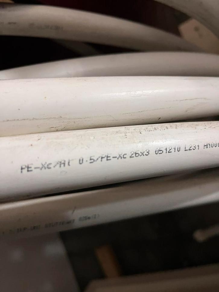 Henco 26mm meerlagenbuis voor verwarming, Doe-het-zelf en Verbouw, Buizen en Afvoer, Gebruikt, Rechte buis, Overige materialen