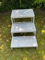 Montagetrap aluminium, Doe-het-zelf en Verbouw, Ladders en Trappen, Ophalen, Gebruikt, Trap
