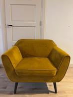 Fauteuil geel WOOOD, Huis en Inrichting, Fauteuils, Ophalen, Zo goed als nieuw, 75 tot 100 cm, 75 tot 100 cm