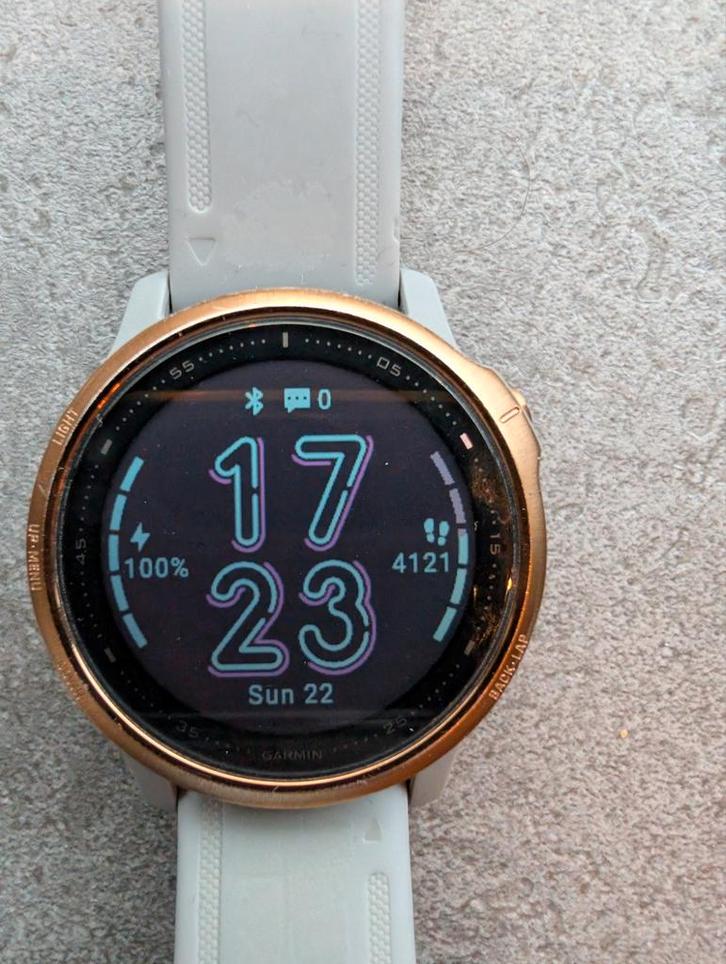 Garmin Fenix 6S saphire, Sieraden, Tassen en Uiterlijk, Smartwatches, Zo goed als nieuw, Android, Grijs, Afstand, Calorieverbanding