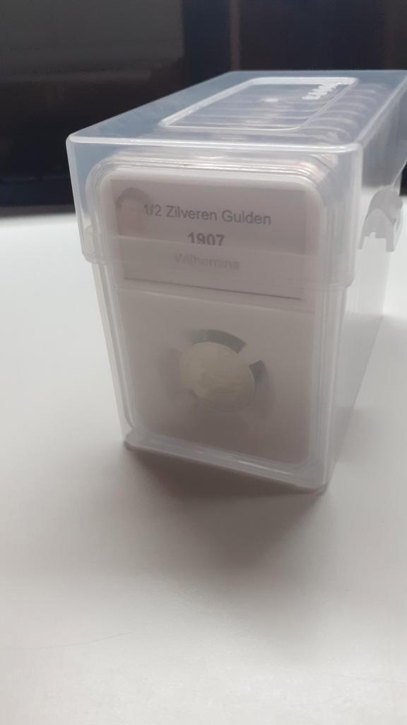 Zilveren halve guldens Wilhelmina, Postzegels en Munten, Munten | Nederland, Losse munt, ½ gulden, Koningin Wilhelmina, Zilver