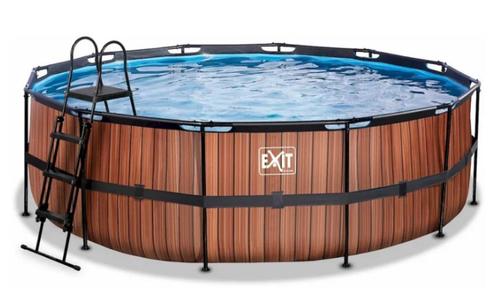 zwembad Exit-Pool 4.5 meter, Tuin en Terras, Zwembaden, Gebruikt, Opzetzwembad, 120 cm of meer, 400 cm of meer, 300 cm of meer