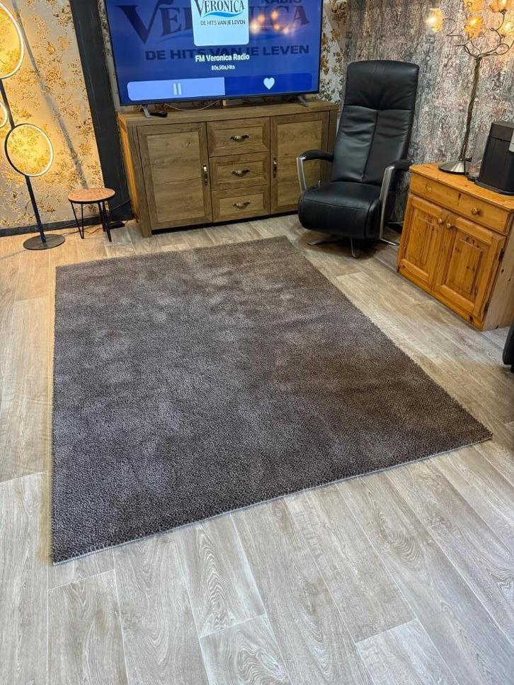vloerkleed Brink en Campman Gravel bruin 170 x 240 cm, Huis en Inrichting, Stoffering | Tapijten en Kleden, Nieuw, 150 tot 200 cm