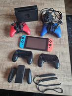 Nintendo switch + spellen & accessoires, Ophalen, Met games, Met 2 controllers, Zo goed als nieuw