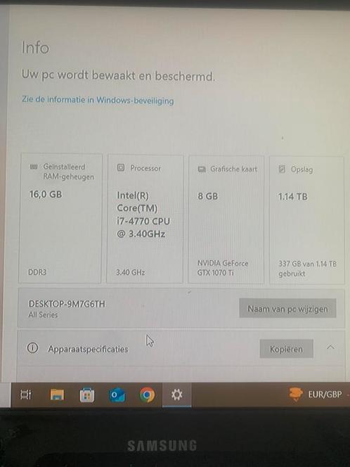 Game pc, Computers en Software, Windows Laptops, Zo goed als nieuw, 15 inch, Ophalen of Verzenden