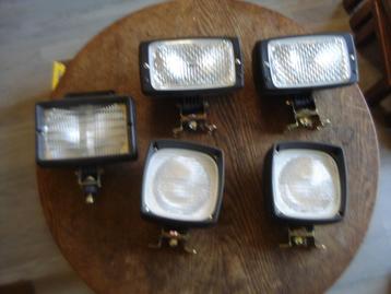 Oldtimer 5 hella lampen verstralers  beschikbaar voor biedingen