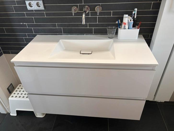 Spiegelkast en badmeubel Detremmerie combinatie te koop, Huis en Inrichting, Badkamer | Badkamermeubels, Zo goed als nieuw, Spiegelkast