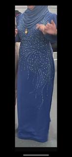 Pınar Şems Avondjurk Maat 46, Ophalen, Blauw, Maat 46/48 (XL) of groter, Gedragen