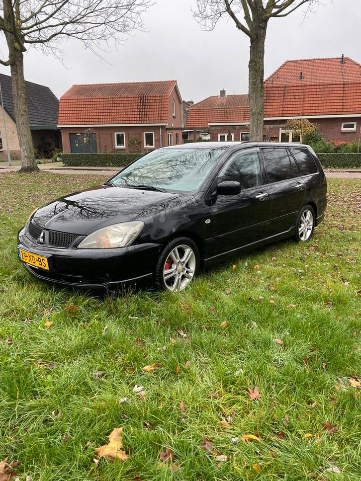 Mitsubishi Lancer 2.0 MPI Intense Stationwagon 2007 Zwart, Auto's, Mitsubishi, Particulier, Lancer, ABS, Airbags, Airconditioning