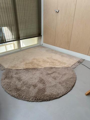 Ferm Living, wollen vloerkleed 140x180, beige tinten beschikbaar voor biedingen