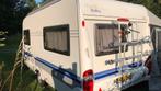 Hobby 440 SF de Luxe 2007, Caravans en Kamperen, Koelkast, Hobby, Treinzit, Dwarsbed