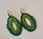 Mooie Paulie Pocket oorbellen, glaskralen en goud op zilver, Sieraden, Tassen en Uiterlijk, Ophalen of Verzenden, Zo goed als nieuw