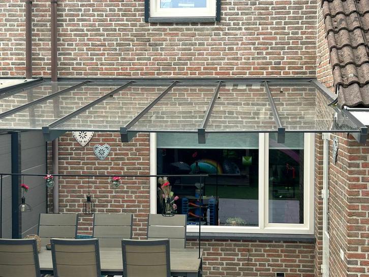 Overkapping met inbouwspots incl. schutting, Tuin en Terras, Overkappingen, Zo goed als nieuw, Veranda, Ophalen