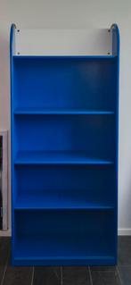 OPKNAPPER Pastoe A'dammer hoge kast, blauw, Ophalen, Met plank(en), Gebruikt, 50 tot 100 cm