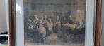 Druk Josef Israels.De naaischool, Antiek en Kunst, Ophalen