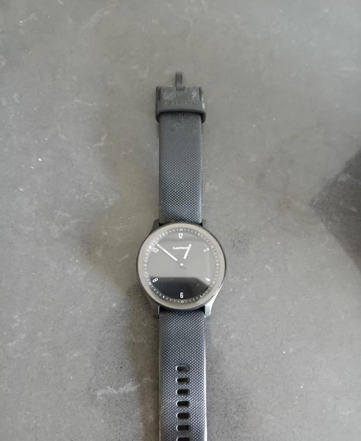Garmin Vivomove Sport - Hybride Smartwatch, Sieraden, Tassen en Uiterlijk, Smartwatches, Zo goed als nieuw, Android, Zwart, GPS
