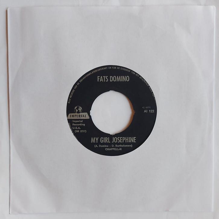 Fats Domino - My girl Josephine / The sheik of Araby (1960), Cd's en Dvd's, Vinyl Singles, Gebruikt, Single, Pop, 7 inch, Ophalen of Verzenden
