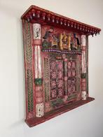 Traditionele Indiaanse houten Jharokha, Ophalen of Verzenden, Gebruikt