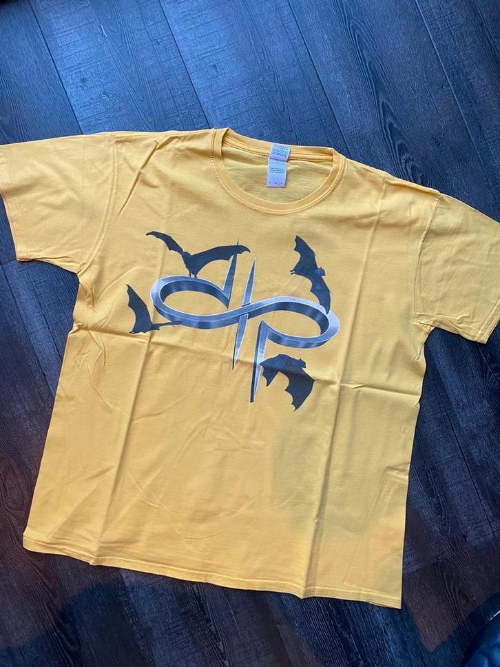 devin townsend project dtp heren tourshirt t-shirt shirt L, Verzamelen, Muziek, Artiesten en Beroemdheden, Zo goed als nieuw, Kleding