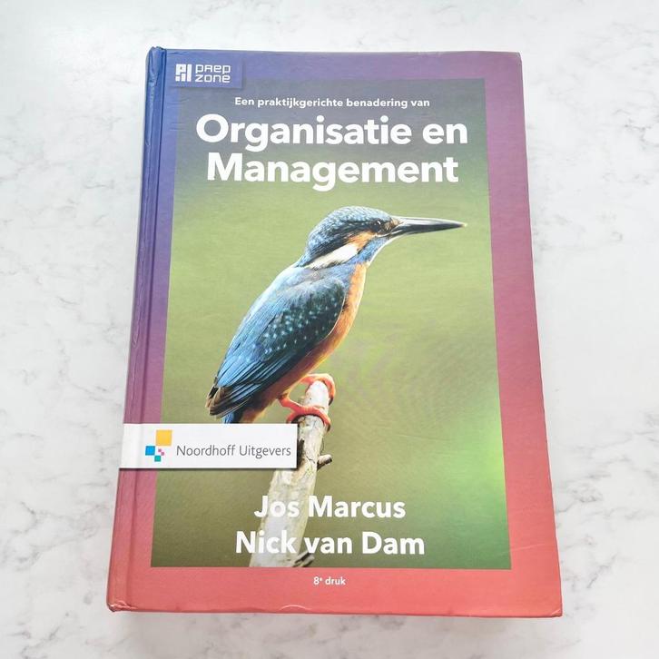 Organisatie en Management - Marcus & van Dam, Boeken, Studieboeken en Cursussen, Gelezen, HBO, Ophalen of Verzenden