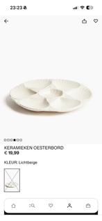 H&M Home oesterbord, Ophalen of Verzenden, Zo goed als nieuw, Overige stijlen, Schaal of Schalen