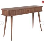 Zuiver Barbier Sidetable - Walnoot, Huis en Inrichting, Ophalen, 100 tot 150 cm, Zo goed als nieuw, 25 tot 50 cm