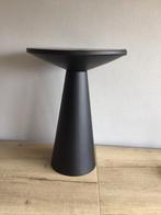 Zwarte Bijzettafel - Modern Design, Minder dan 55 cm, Metaal of Aluminium, Rond, Zo goed als nieuw