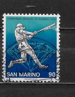 San Marino 1978 honkbal, Verzenden, Overige landen, Gestempeld