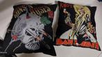 Kussen Guns'n'Roses,  Iron Maiden., Gebruikt, Ophalen of Verzenden, Vierkant