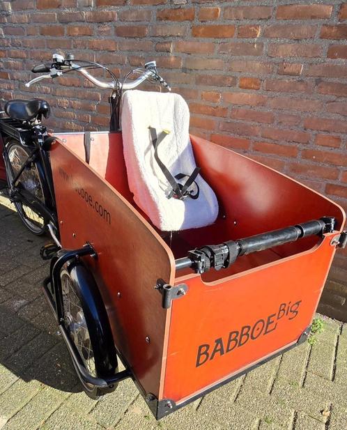 elektrische bakfiets Babboe BigZeer nette staat, Fietsen en Brommers, Fietsen | Bakfietsen, Zo goed als nieuw, 4 kinderen of meer