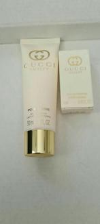 Gucci quilty eau de parfum miniatuur 5ml en bodylotion 50ml, Ophalen of Verzenden, Nieuw