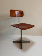 Vintage Schoolstoel Pagholz/Marko 60s/70s, Gebruikt, Bruin, Industrieel / vintage, Ophalen of Verzenden