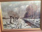 Schilderij 1917 Belgische schilder?, Antiek en Kunst, Kunst | Schilderijen | Klassiek, Ophalen of Verzenden