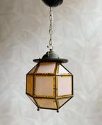 Vintage art deco glazen roze hanglamp, -, -, Ophalen of Verzenden, Zo goed als nieuw