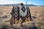 NIEUW alpaca wol plaid deken bed sprei Loods 5 western bruin, Ophalen of Verzenden, Nieuw
