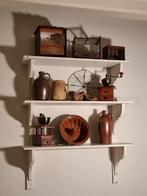 brocante wandrek Frans rek keukenrek landelijke stijl stevig, Antiek en Kunst, Curiosa en Brocante, Verzenden