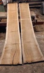 Eiken  planken boomstamplanken vensterbank, Doe-het-zelf en Verbouw, Hout en Planken, Eiken, Ophalen of Verzenden, Zo goed als nieuw