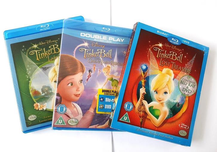 Tinkerbell Trilogy (5 disc, Nieuw in Seal), Cd's en Dvd's, Blu-ray, Nieuw in verpakking, Tekenfilms en Animatie, Ophalen of Verzenden