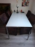 Hele mooie eettafel, Huis en Inrichting, Tafels | Eettafels, Ophalen, 50 tot 100 cm, Zo goed als nieuw, Vijf personen of meer