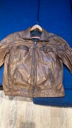 Donar 1860 DNR leren jas heren maat 52, Ophalen of Verzenden, Zo goed als nieuw, Maat 52/54 (L), Bruin