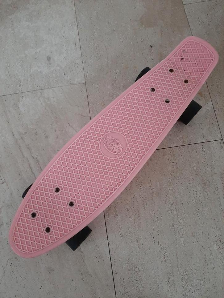 Skateboard met Discolampje Xootz Mini Cruiser, Sport en Fitness, Skateboarden, Gebruikt, Skateboard, Ophalen of Verzenden