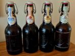 4 oude volle beugelflessen bier van Grolsch collector's item, Ophalen of Verzenden, Zo goed als nieuw, Flesje(s), Grolsch