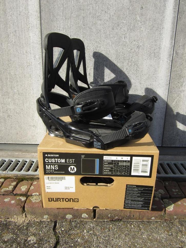 Nieuwe Burton Custom EST bindingen maat M, Sport en Fitness, Snowboarden, Nieuw, Bindingen, Ophalen of Verzenden