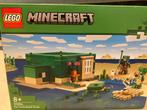 LEGO Minecraft 21254 - Het Schildpad Strandhuisje, Kinderen en Baby's, Ophalen of Verzenden, Zo goed als nieuw, Complete set, Lego