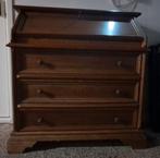 Ouderwetse houten kast met bureau, Antiek en Kunst, Antiek | Meubels | Kasten, Ophalen
