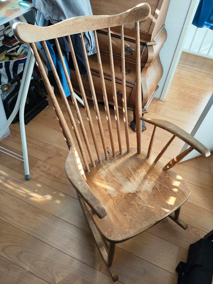 Houten Schommelstoel, Huis en Inrichting, Fauteuils, Ophalen