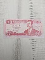 Iraakse Dinar met Saddam Hoessein - NOODGELD, Ophalen of Verzenden