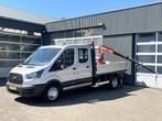 Ford Transit 350 2.0 TDCI DC Laadkraan Telefoonverbinding 3-, Auto's, 13 km/l, 4 cilinders, Origineel Nederlands, Bedrijf